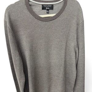 Banana Republic Italian Merino Wool Yarn by Baruffa Taupe XL Sweater